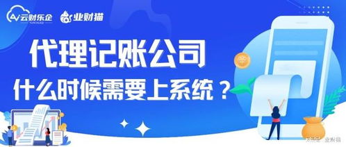 代理记账公司何时需要引入网络技术服务系统